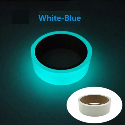 Samolepiaca fluorescenčná nočná nálepka, svietiaca v tme, bezpečnostná, bytová dekorácia, výstražná lepiaca páska