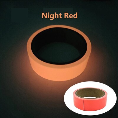 Samolepiaca fluorescenčná nočná nálepka, svietiaca v tme, bezpečnostná, bytová dekorácia, výstražná lepiaca páska