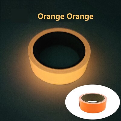 Samolepiaca fluorescenčná nočná nálepka, svietiaca v tme, bezpečnostná, bytová dekorácia, výstražná lepiaca páska