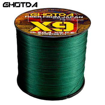 GHOTDA Braided Fishing Line 9 Strands 100M Japanese Multifilament Sea Spinning Super Strong 20-100lb ανθεκτικό υφαντό νήμα Pesca