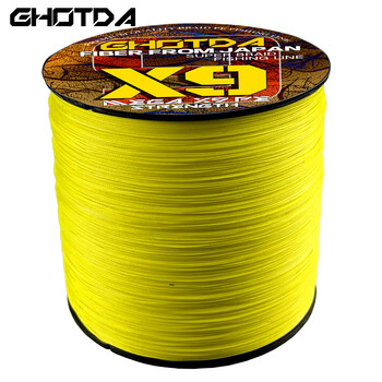 GHOTDA Braided Fishing Line 9 Strands 100M Japanese Multifilament Sea Spinning Super Strong 20-100lb ανθεκτικό υφαντό νήμα Pesca