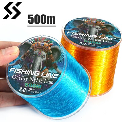 Sougayilang 500m найлонова въдица Max Drag 7-38LB Super Stronger Fishing Line Japan Monofilament Coating Carp Fishing Pesca