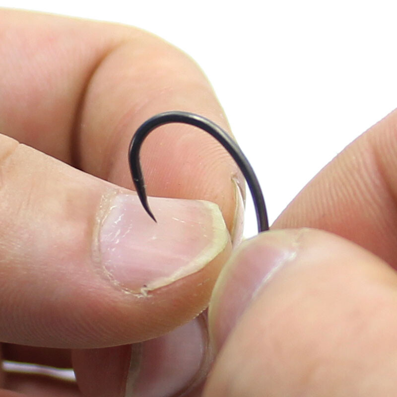 50 komada šaranskih udica bez bodljikavih udica, širokih otvora, veličina 2/4/6/8 PTFE premaz, pribor za pecanje od nehrđajućeg čelika s visokim udjelom ugljika