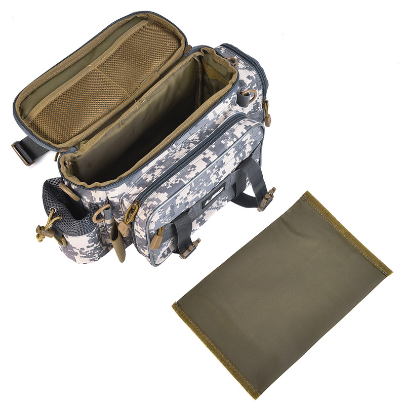 Višenamjenska torba za pecanje Torba za jedno rame za sportove na otvorenom Torba preko ramena Torba oko struka Torba za pohranu opreme za pecanje