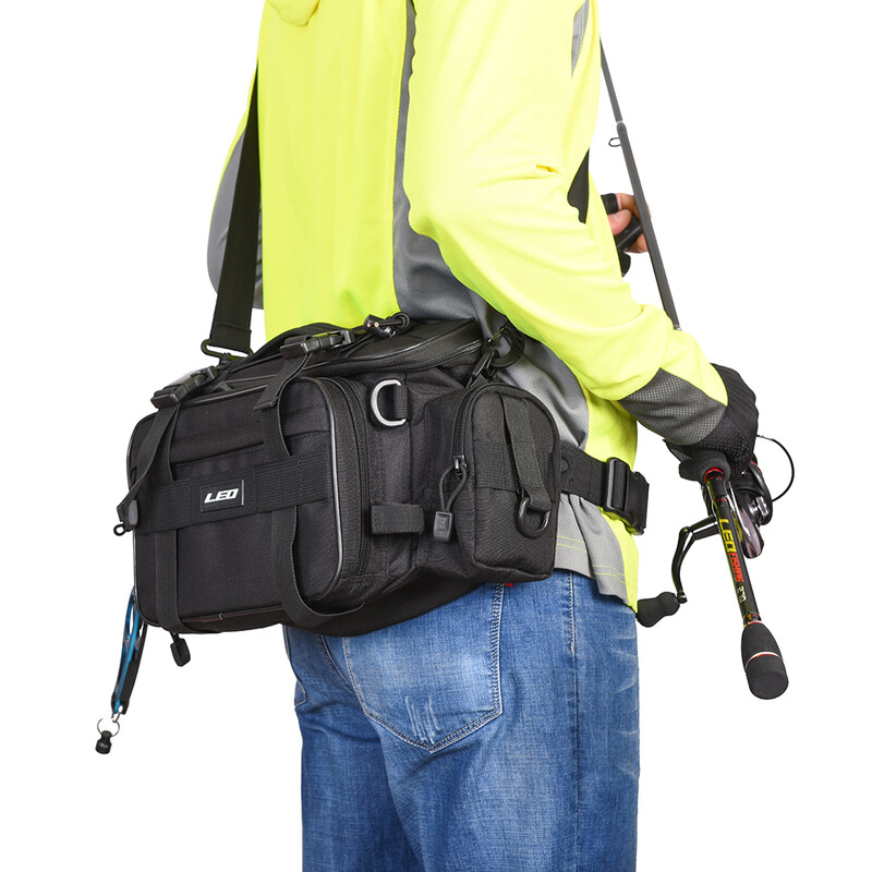 Višenamjenska torba za pecanje Torba za jedno rame za sportove na otvorenom Torba preko ramena Torba oko struka Torba za pohranu opreme za pecanje