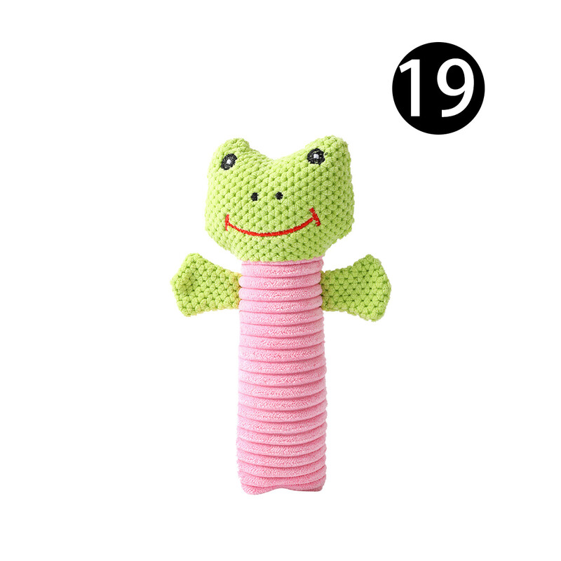 Plīša mājdzīvnieku rotaļlieta suņu rotaļlieta, izturīga pret zobu izkrišanu suņu rotaļlieta Saldi skanoša rotaļlieta