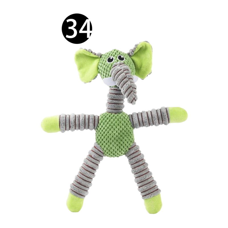 Plīša mājdzīvnieku rotaļlieta suņu rotaļlieta, izturīga pret zobu izkrišanu suņu rotaļlieta Saldi skanoša rotaļlieta