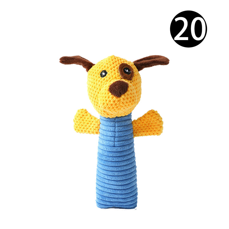 Plīša mājdzīvnieku rotaļlieta suņu rotaļlieta, izturīga pret zobu izkrišanu suņu rotaļlieta Saldi skanoša rotaļlieta