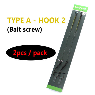 Udica za pecanje šarana, spremna za vezanje dlake, PTFE presvučena udica za ribolov šarana, QC, okretna kuka za šaranske pribore za šaranske pribore