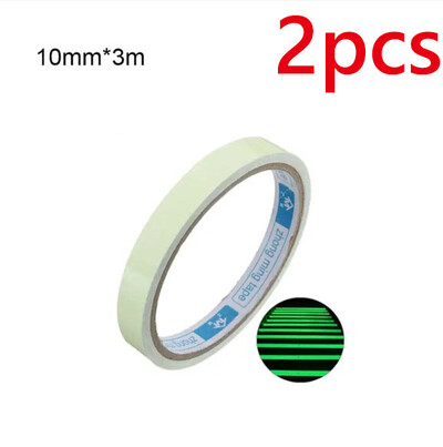 Pašlīmējoša zaļa gaismas lente mirdz tumsā Uzlīmes Stage Dekoratīvās fluorescējošās lentes Brīdinājuma uzlīmes Makšķerēšanas rīks