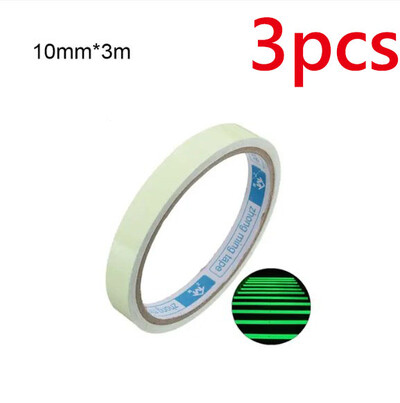 Pašlīmējoša zaļa gaismas lente mirdz tumsā Uzlīmes Stage Dekoratīvās fluorescējošās lentes Brīdinājuma uzlīmes Makšķerēšanas rīks