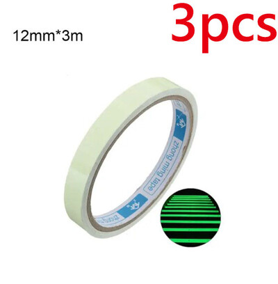 Pašlīmējoša zaļa gaismas lente mirdz tumsā Uzlīmes Stage Dekoratīvās fluorescējošās lentes Brīdinājuma uzlīmes Makšķerēšanas rīks