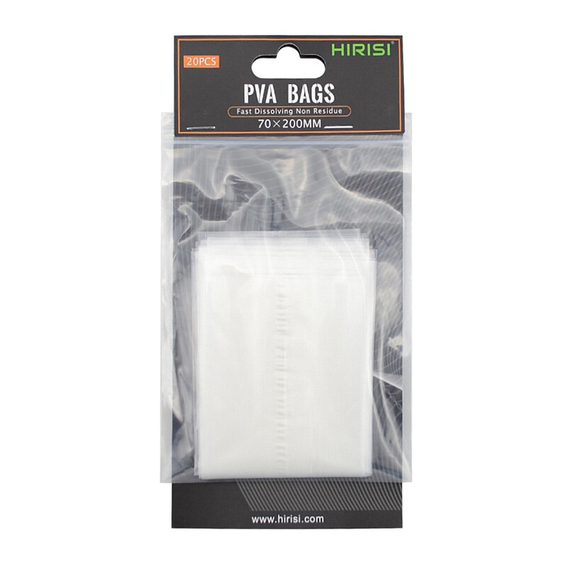 20PCS PVA vrećice za ribolov šarana Brzo otapajuća ekološka vodotopiva vrećica za ribolovni pribor Boile za šarane