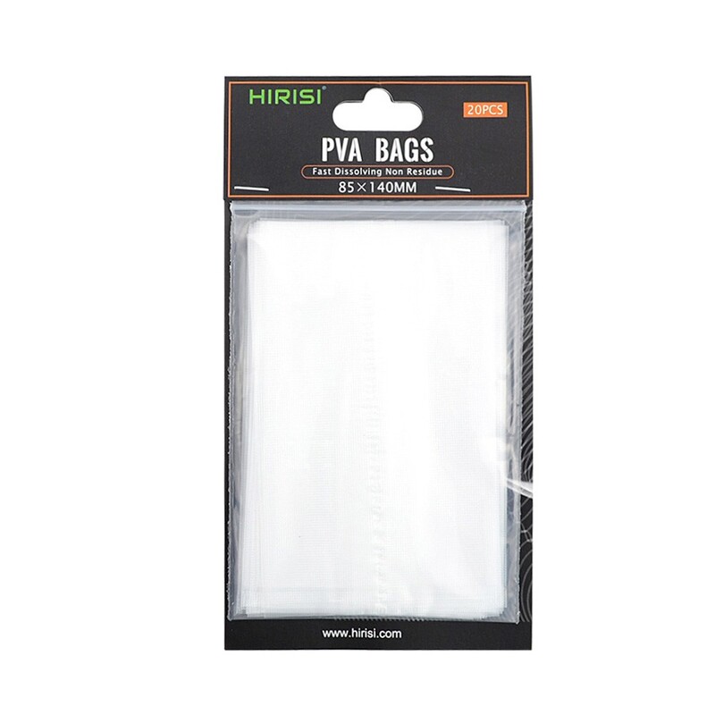 20PCS PVA vrećice za ribolov šarana Brzo otapajuća ekološka vodotopiva vrećica za ribolovni pribor Boile za šarane