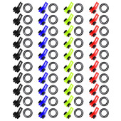 10 komplekts/soma, makšķerēšanas āķa turētāja turētājs Makšķeres stieņa piederumi Makšķeres āķa droša ierīce āra zivju ēsmas drošības turētājs