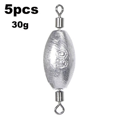 5 KOM Splitski utezi Dodatni utezi Utezi za utege Utezi u obliku masline za pecanje Utezi s padajućim utezima