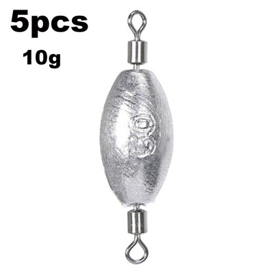 5 KOM Splitski utezi Dodatni utezi Utezi za utege Utezi u obliku masline za pecanje Utezi s padajućim utezima