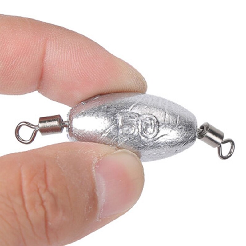 5 KOM Splitski utezi Dodatni utezi Utezi za utege Utezi u obliku masline za pecanje Utezi s padajućim utezima