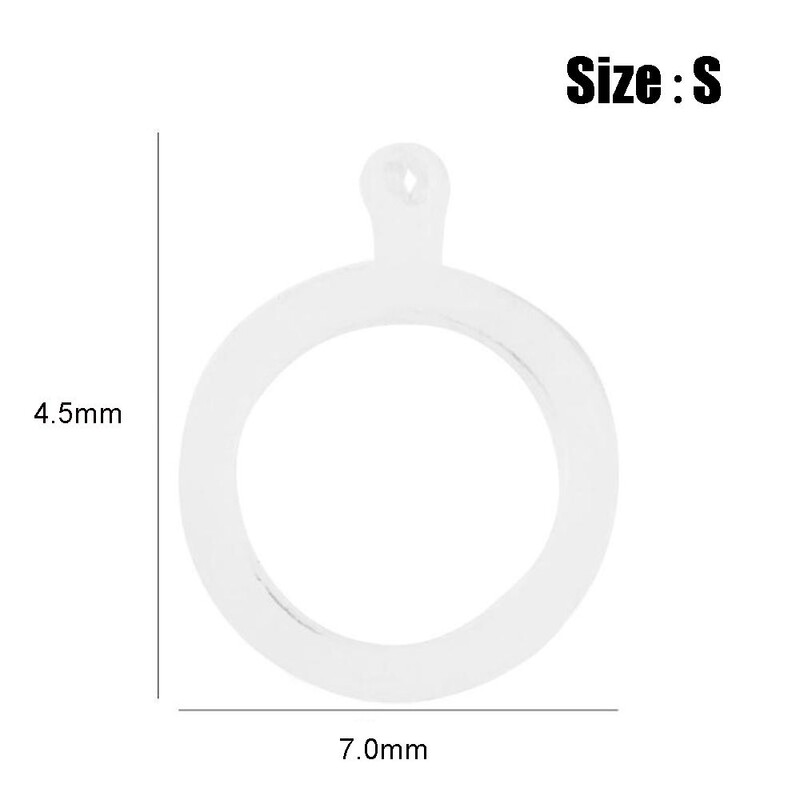 Nove 100 komada bijele trake za mamac Pelet Bait Trake za grubi pribor za ribolov šarana Ribolovni pribor Elastične trake za mamac za mamce peleta