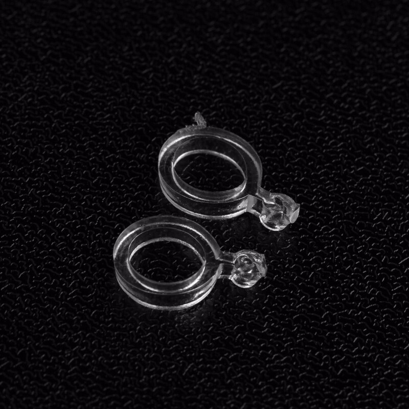 Nove 100 komada bijele trake za mamac Pelet Bait Trake za grubi pribor za ribolov šarana Ribolovni pribor Elastične trake za mamac za mamce peleta