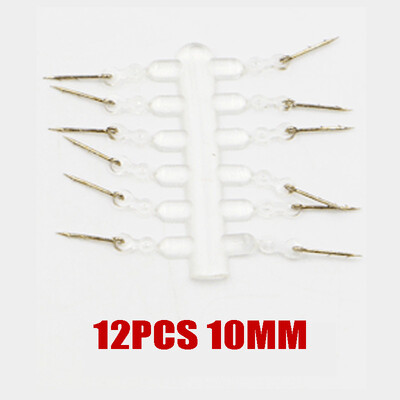 PRO BEROS 12Pcs Bait Spike Carp Fishing Hook Sting Boilies Maggot Corn Pin Hair Rigs 7/10/15mm s gumenim priborom za šarana