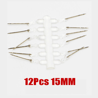 PRO BEROS 12Pcs Bait Spike Carp Fishing Hook Sting Boilies Maggot Corn Pin Hair Rigs 7/10/15mm s gumenim priborom za šarana