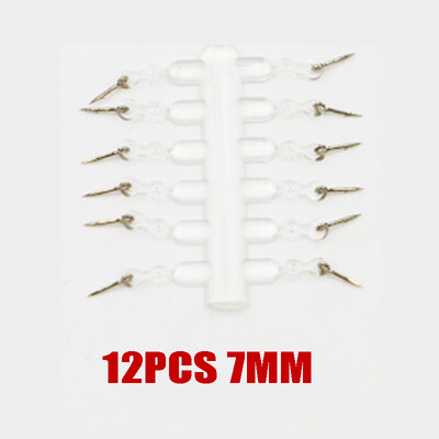 PRO BEROS 12Pcs Bait Spike Carp Fishing Hook Sting Boilies Maggot Corn Pin Hair Rigs 7/10/15mm s gumenim priborom za šarana