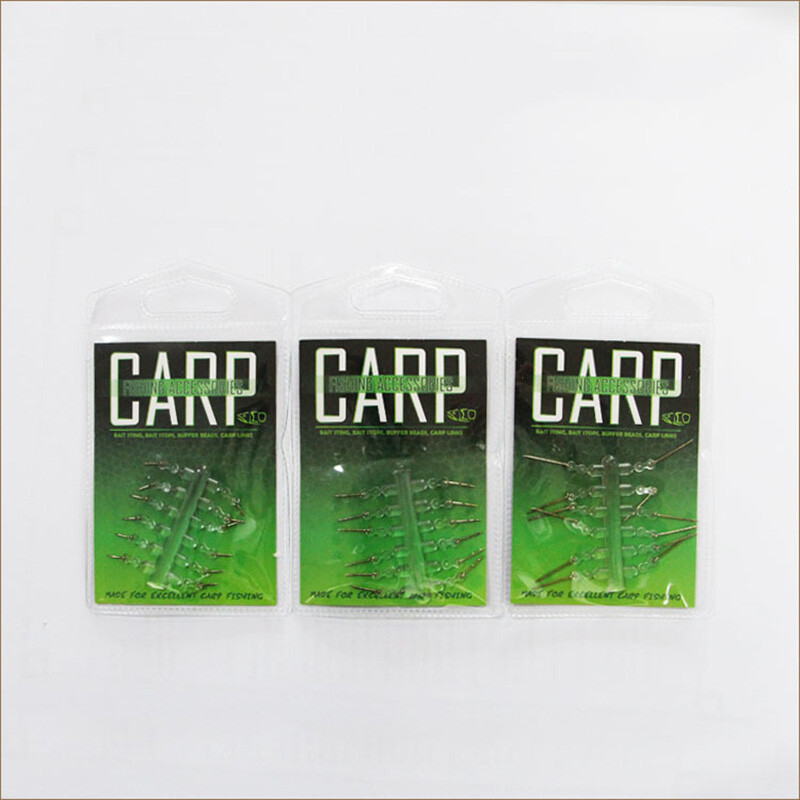 PRO BEROS 12Pcs Bait Spike Carp Fishing Hook Sting Boilies Maggot Corn Pin Hair Rigs 7/10/15mm s gumenim priborom za šarana