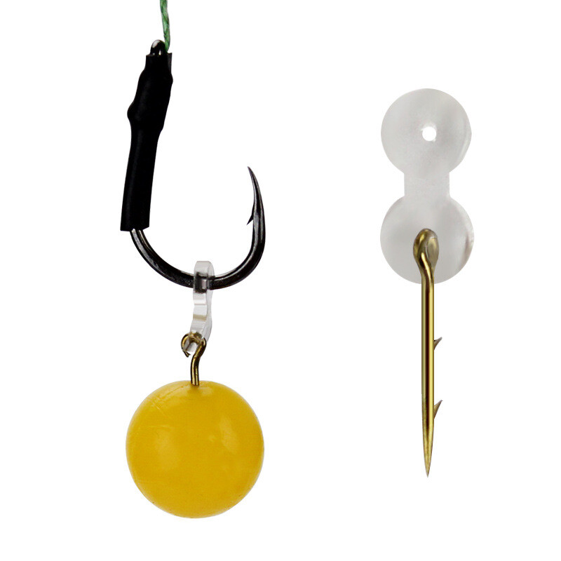 PRO BEROS 12Pcs Bait Spike Carp Fishing Hook Sting Boilies Maggot Corn Pin Hair Rigs 7/10/15mm s gumenim priborom za šarana