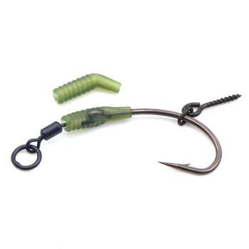 20 τμχ Carp Fishing Hook D Rig Kickers For Ronnie Rig Fishing Terminal Tackle Method Feeder Hook Line Aligner Fishing Accessories