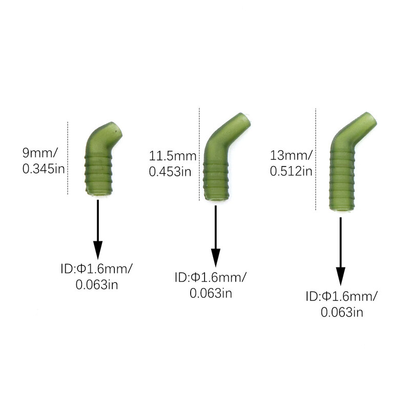 20 komada Udica za ribolov šarana D Rig Kickers za Ronnie Rig Fishing Terminal Tackle Method Feeder Hook Line Aligner Ribolovni pribor