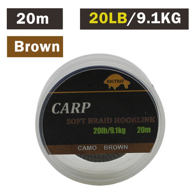 Konac za pecanje šarana Meka veza s udicom 20 m konac za upredenicu bez olovne jezgre Oprema za pecanje Pribor za ribolov Terminal Tackle