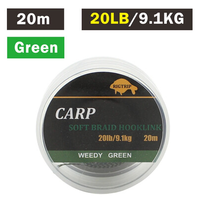 Konac za pecanje šarana Meka veza s udicom 20 m konac za upredenicu bez olovne jezgre Oprema za pecanje Pribor za ribolov Terminal Tackle