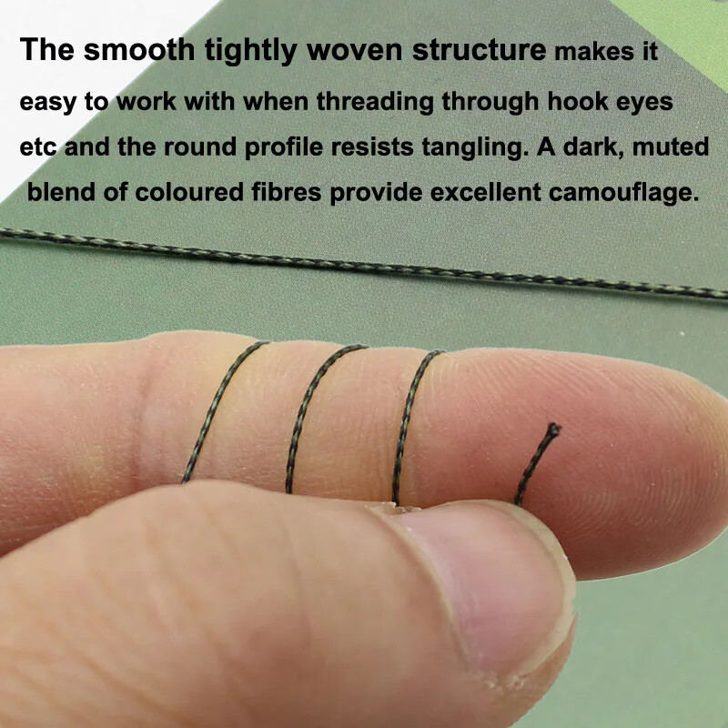 Konac za pecanje šarana Meka veza s udicom 20 m konac za upredenicu bez olovne jezgre Oprema za pecanje Pribor za ribolov Terminal Tackle