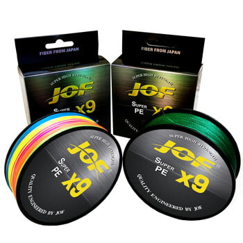 JOF Braided Fishing Line 12/9 Strands 500M 300M 100M Japanese Multifilament Sea Spinning Super Strong ανθεκτικό υφαντό νήμα Pesca