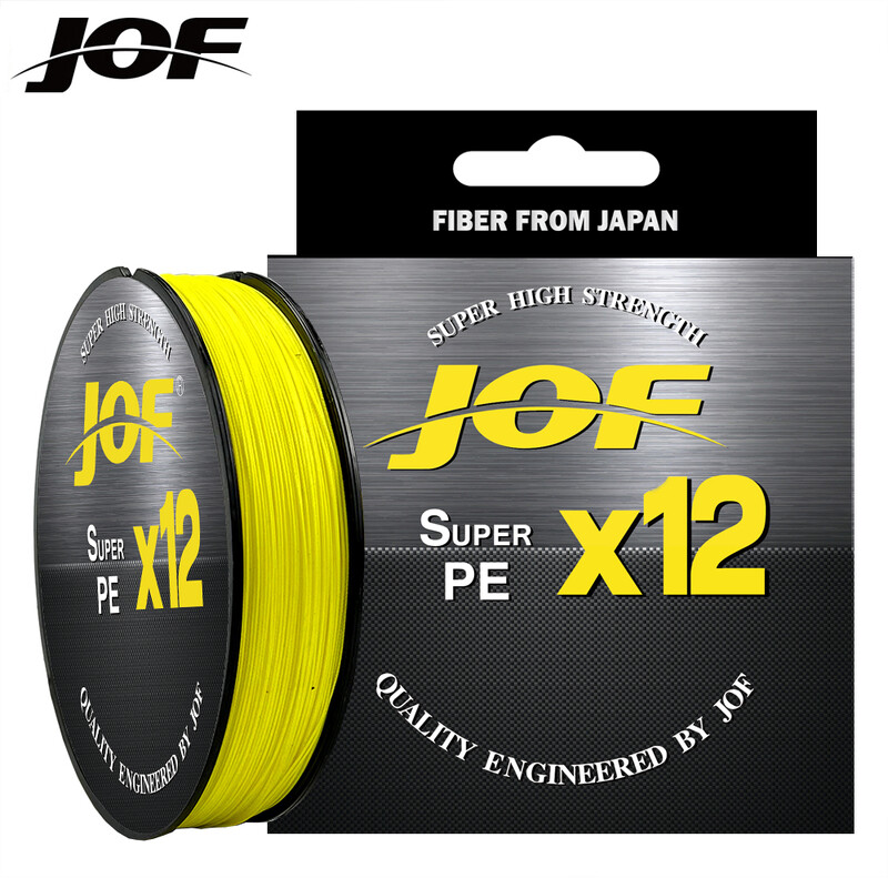 JOF Pletena struna za pecanje 12/9 niti 500M 300M 100M Japanska multifilamentna Sea Spinning Super jaka izdržljiva tkana nit Pesca