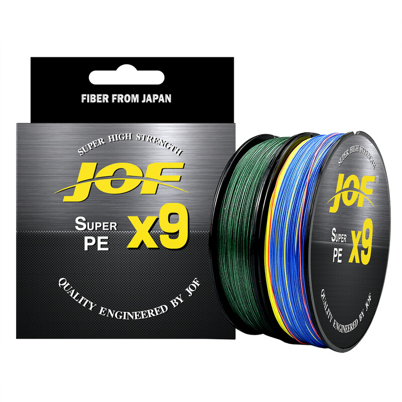 JOF Pletena struna za pecanje 12/9 niti 500M 300M 100M Japanska multifilamentna Sea Spinning Super jaka izdržljiva tkana nit Pesca