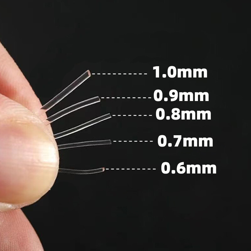 Konac za morski ribolov velike veličine od 500 m, super jak najlon od monofilamenta, nevidljivog debelog promjera 0,6/0,7/0,8/0,9/1,0 mm