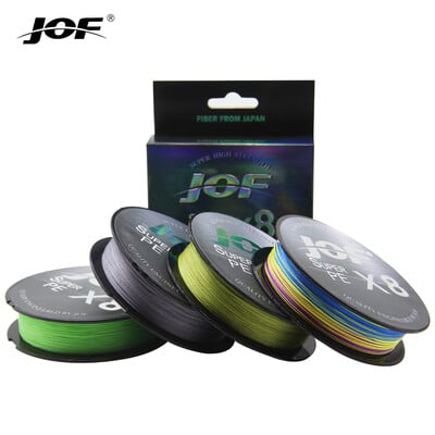 JOF Fishing Braided Fishing Line 300M 150M 8 Strands Multifilamento 0,14mm - 0,50mm για ψάρεμα κυπρίνου Super Strong 15LB-100LB