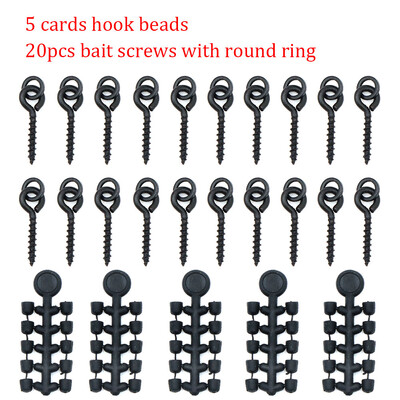 Pribor za pecanje šarana Set perle za zaustavljanje udica za pecanje Mamac za pecanje Boilie vijci za opremu za kosu Držač karika za pecanje Pribor za pecanje