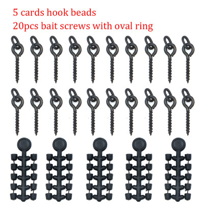 Pribor za pecanje šarana Set perle za zaustavljanje udica za pecanje Mamac za pecanje Boilie vijci za opremu za kosu Držač karika za pecanje Pribor za pecanje