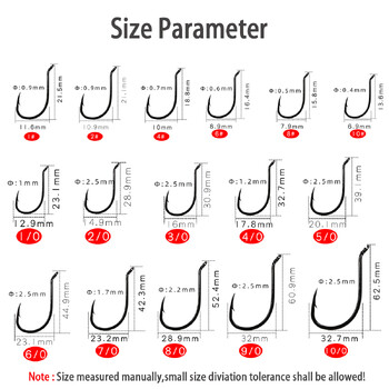 Γάντζοι ψαρέματος από χάλυβα υψηλού άνθρακα ICEERIO Φωτεινός ή UV Fluo Offset Octopus Beak Hook Αξεσουάρ ψαριών αλμυρού νερού #10-#10/0