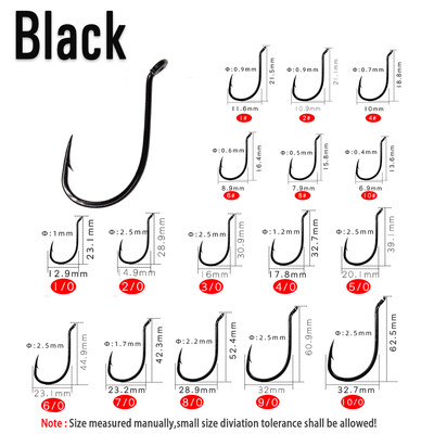 ICERIO Ribolovne udice od visokougljičnog čelika Svjetleće ili UV fluo ofsetne udice s kljunom hobotnice Dodaci za morske udice #10-#10/0