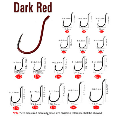 ICERIO Ribolovne udice od visokougljičnog čelika Svjetleće ili UV fluo ofsetne udice s kljunom hobotnice Dodaci za morske udice #10-#10/0