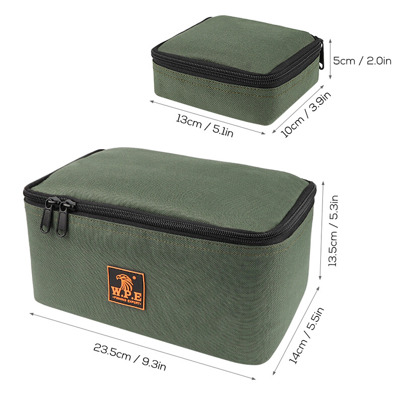 Torba za pribor za pecanje s 4 male vrećice Rola za pecanje Torbica za pohranu varalica Torbica za organizator pribora za pecanje