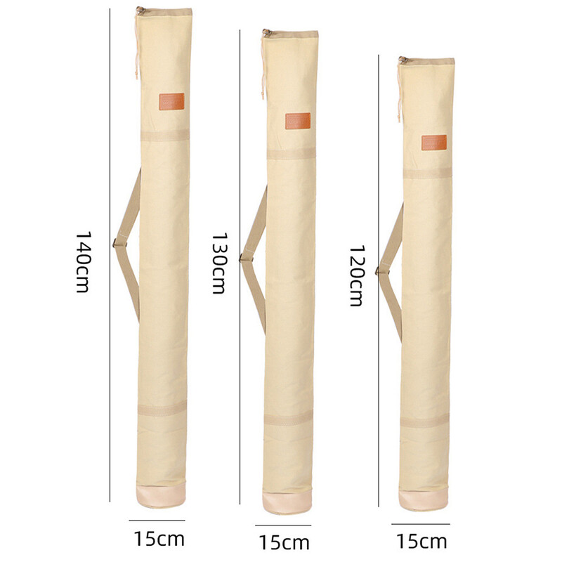 Prijenosna torba za ribolov velikog kapaciteta, torba za rolu sa sklopivim štapom za pecanje, torba za pohranu štapa za pecanje, organizator opreme, 120 cm, 130 cm, 140