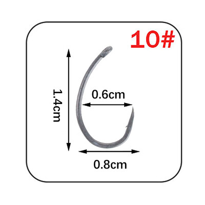 Presvlaka za ribolovne udice robne marke WPE 30 kom/lot Udica za ribolov šarana 2#/4#/6#/8#/ široki otvor s priborom za pecanje s mikro bodljikavom udicom