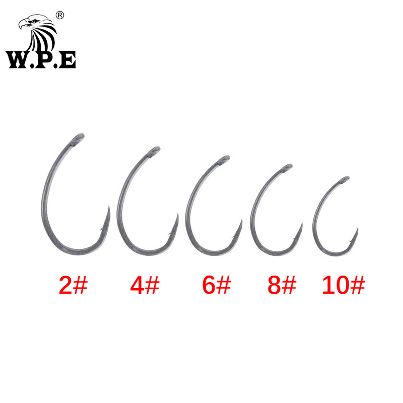 Presvlaka za ribolovne udice robne marke WPE 30 kom/lot Udica za ribolov šarana 2#/4#/6#/8#/ široki otvor s priborom za pecanje s mikro bodljikavom udicom