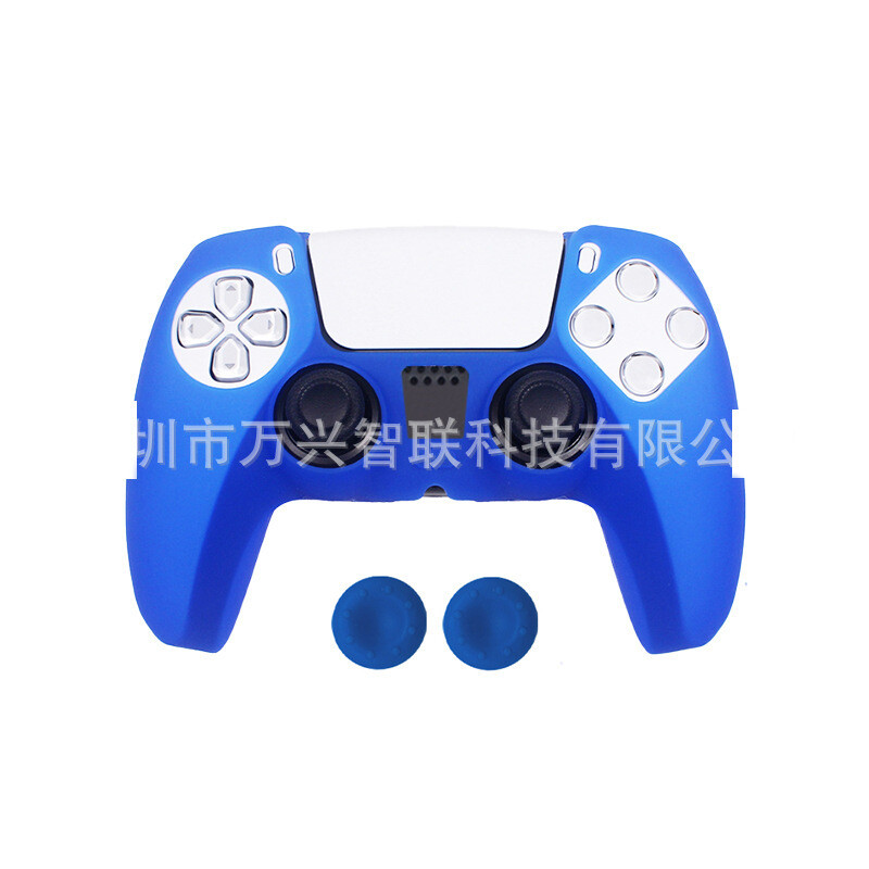 Vhodné pre rukoväť PS5, silikónový kryt, ochranné puzdro, rukoväť PS5, ochranný kryt, prenos vody, olejový sprej, silikónový mäkký plášť