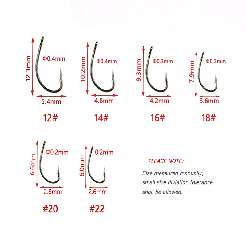 Bimoo Fly Fishing Dry Fly Fishing Udica Standard Wire Nymph Curved Hook Bronze Finish Small Fly Mamci Materijal za vezivanje 12 14 16 18 20